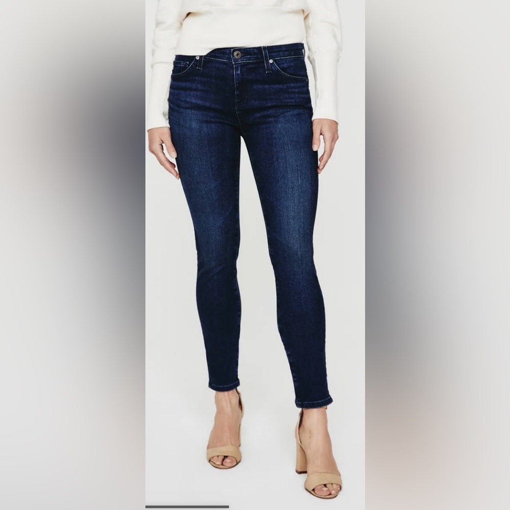 AG Adriano Goldschmied Legging Ankle Super Skinny Indigo Skinny Jeans Size 29